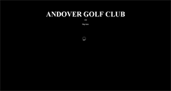 Desktop Screenshot of andovergolfclub.co.uk