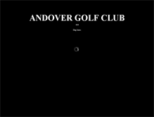 Tablet Screenshot of andovergolfclub.co.uk